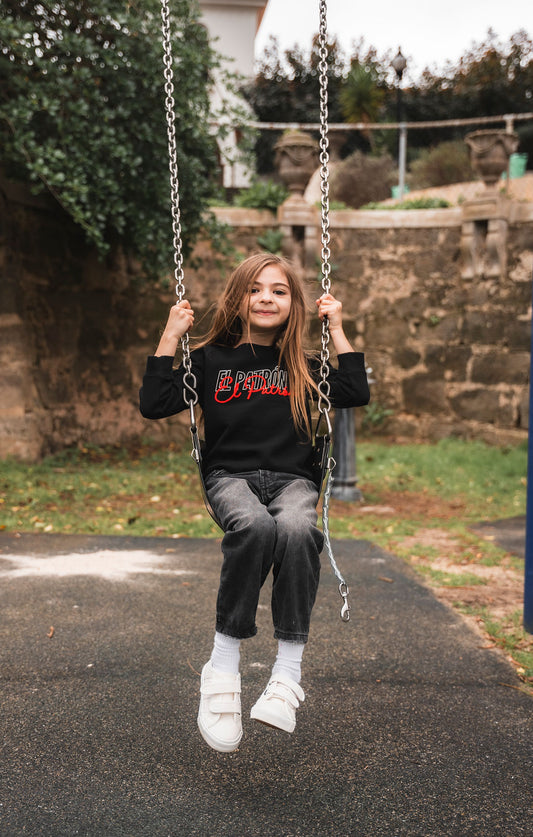 YOUTH SCRIPT CREW NECK